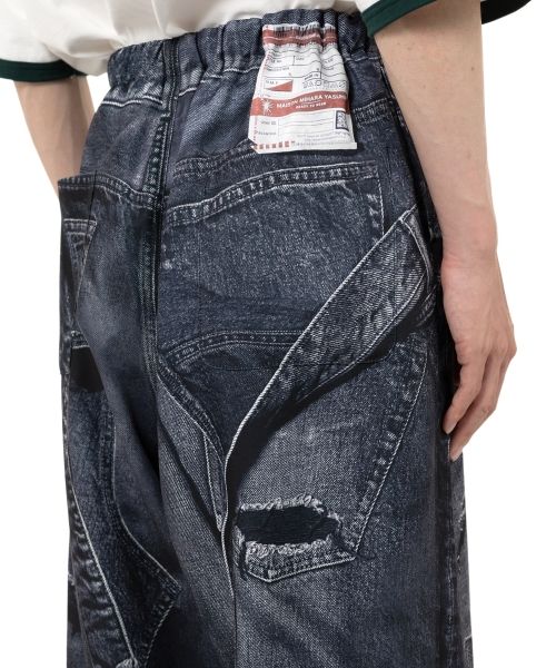 "T.A.T.A x MMY" Trompe-l'oeil Archive Printed Wide Pants