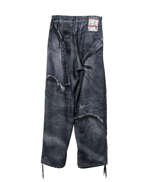 "T.A.T.A x MMY" Trompe-l'oeil Archive Printed Wide Pants