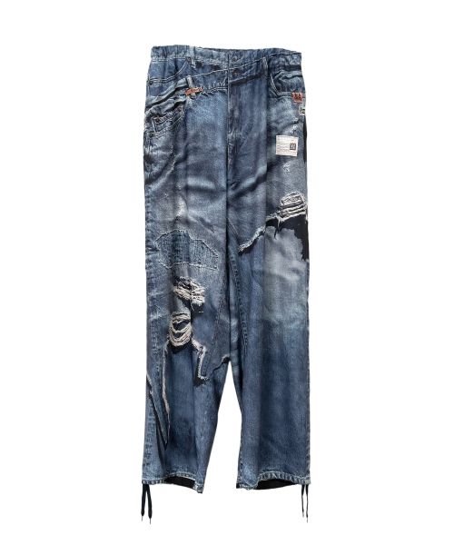 "T.A.T.A x MMY" Trompe-l'oeil Archive Printed Wide Pants