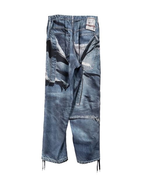 "T.A.T.A x MMY" Trompe-l'oeil Archive Printed Wide Pants