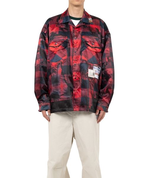 "T.A.T.A x MMY" Trompe-l'oeil Archive Printed Shirt