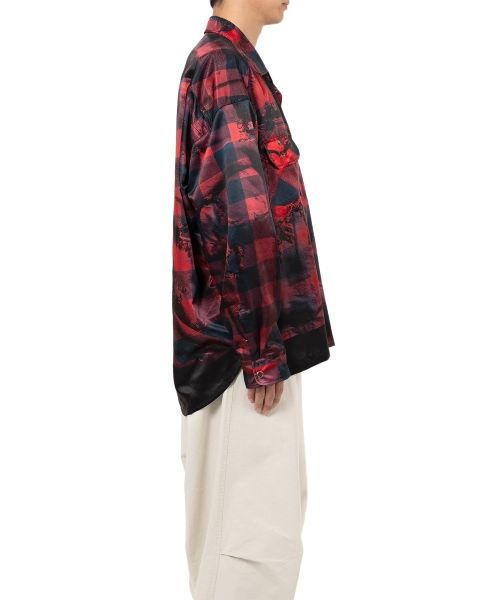 "T.A.T.A x MMY" Trompe-l'oeil Archive Printed Shirt