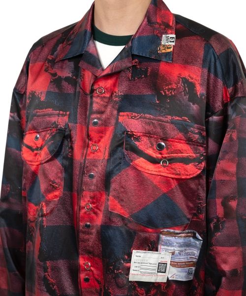 "T.A.T.A x MMY" Trompe-l'oeil Archive Printed Shirt