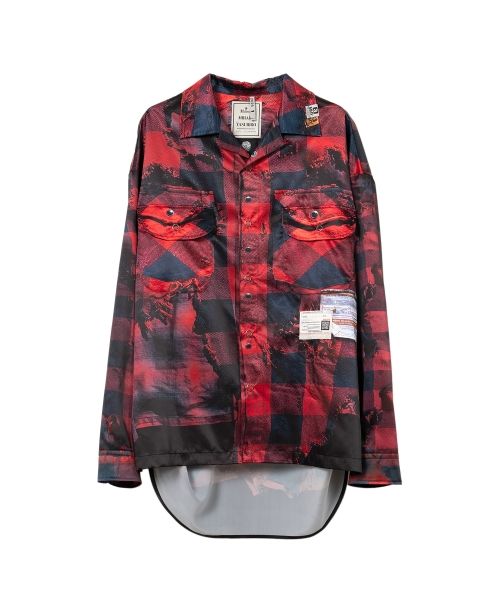 "T.A.T.A x MMY" Trompe-l'oeil Archive Printed Shirt