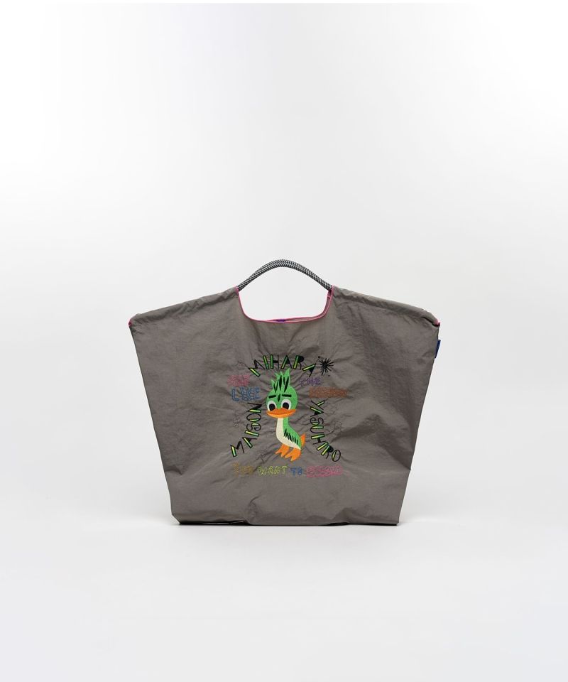 "Ball&Chain x MMY " LEON Embroidery Tote Bag Large