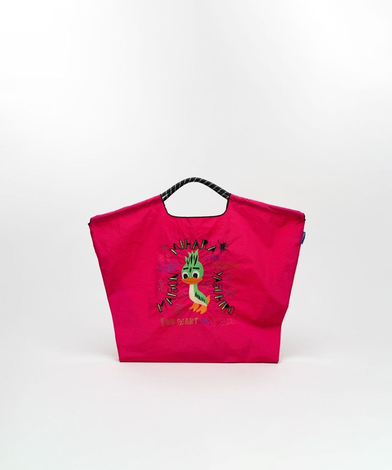 "Ball&Chain x MMY " LEON Embroidery Tote Bag Large