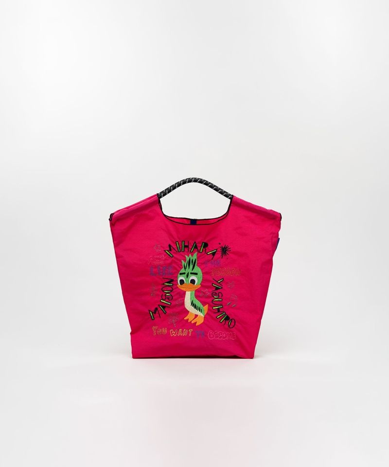 "Ball&Chain x MMY " LEON Embroidery Tote Bag Medium