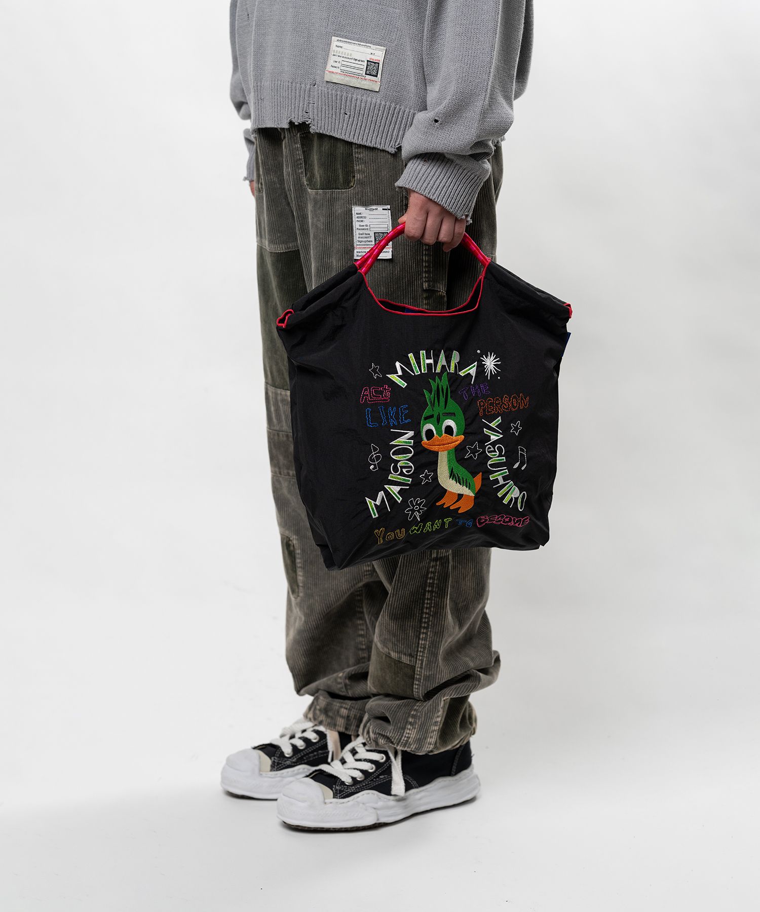 "Ball&Chain x MMY " LEON Embroidery Tote Bag Medium