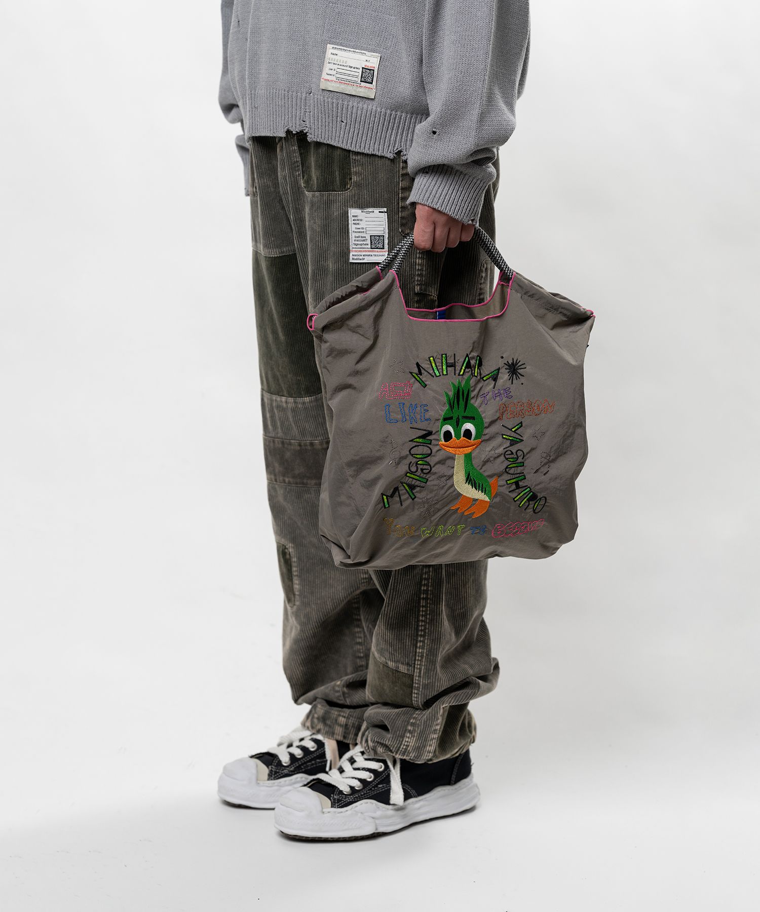 "Ball&Chain x MMY " LEON Embroidery Tote Bag Medium