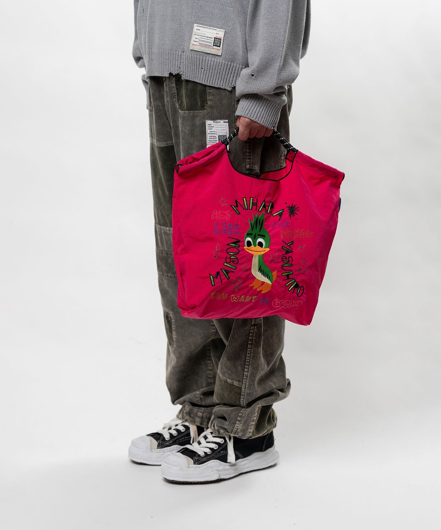 "Ball&Chain x MMY " LEON Embroidery Tote Bag Medium