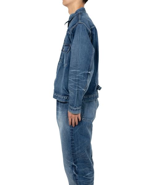 "MASSES x MMY" Hard Wash Denim Jacket