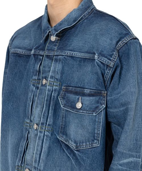 "MASSES x MMY" Hard Wash Denim Jacket