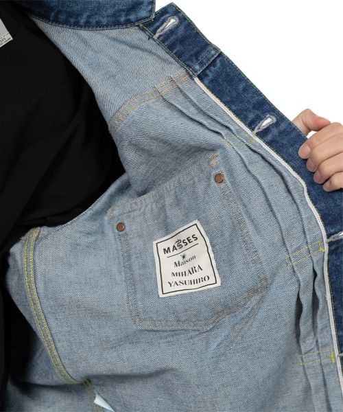 "MASSES x MMY" Hard Wash Denim Jacket