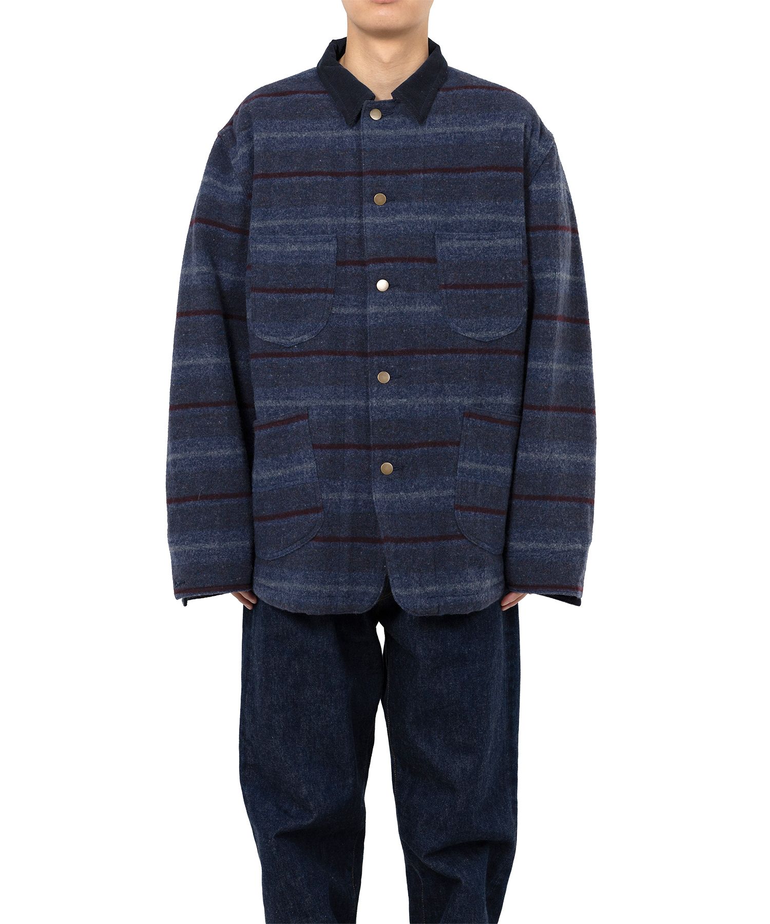 "MASSES x MMY" Wool Blanket Jacket