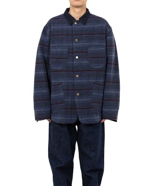 "MASSES x MMY" Wool Blanket Jacket