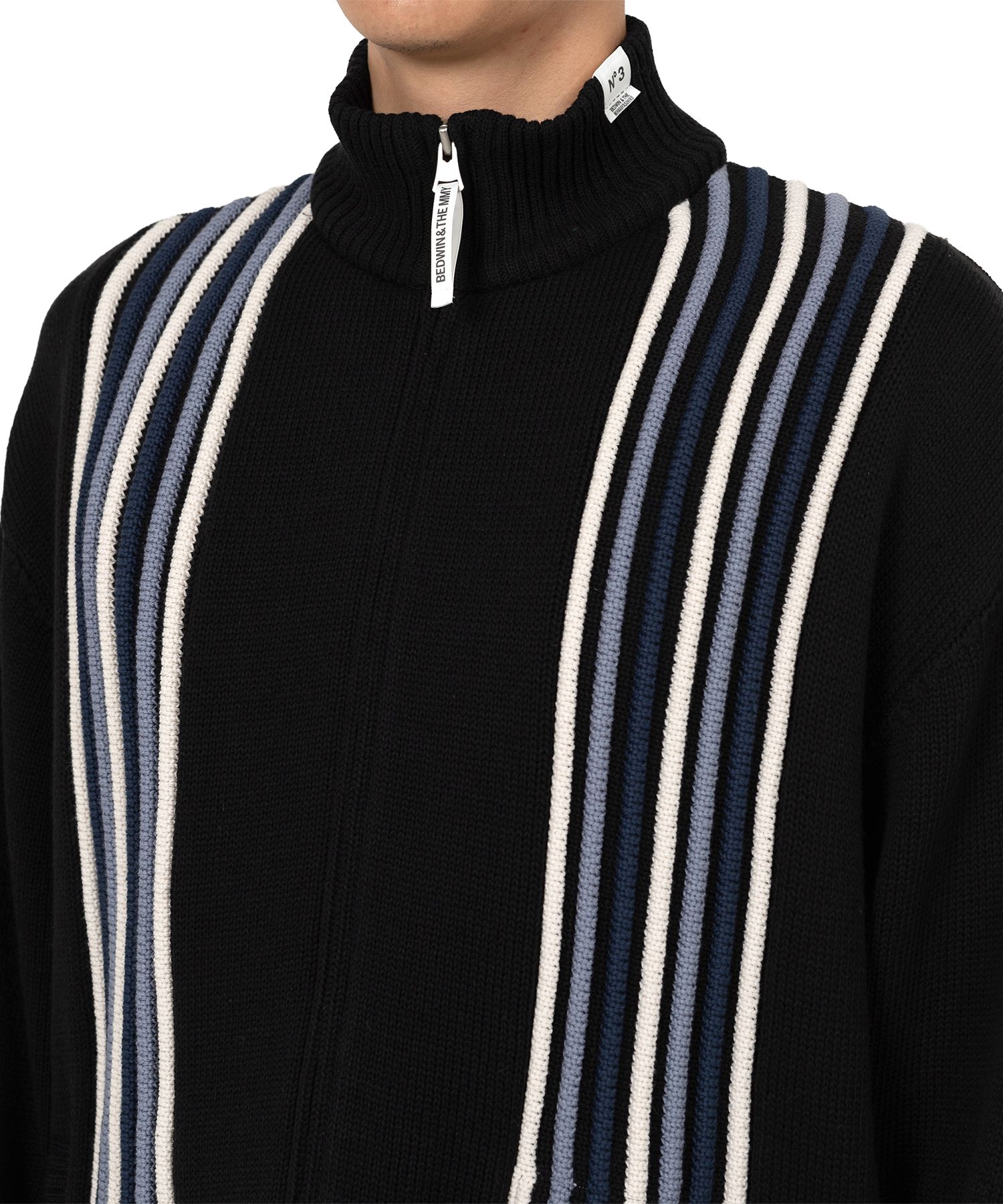 "BEDWIN & THE MMY” Zip Knit Cardigan