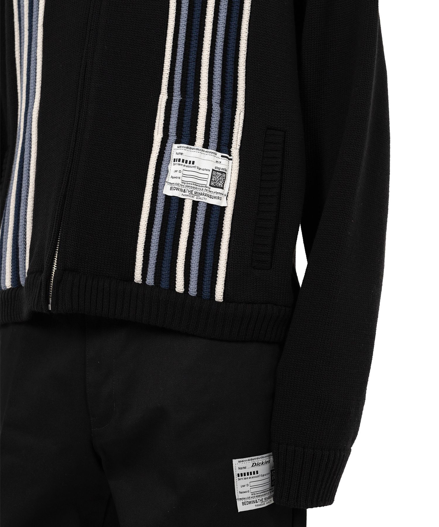 "BEDWIN & THE MMY” Zip Knit Cardigan