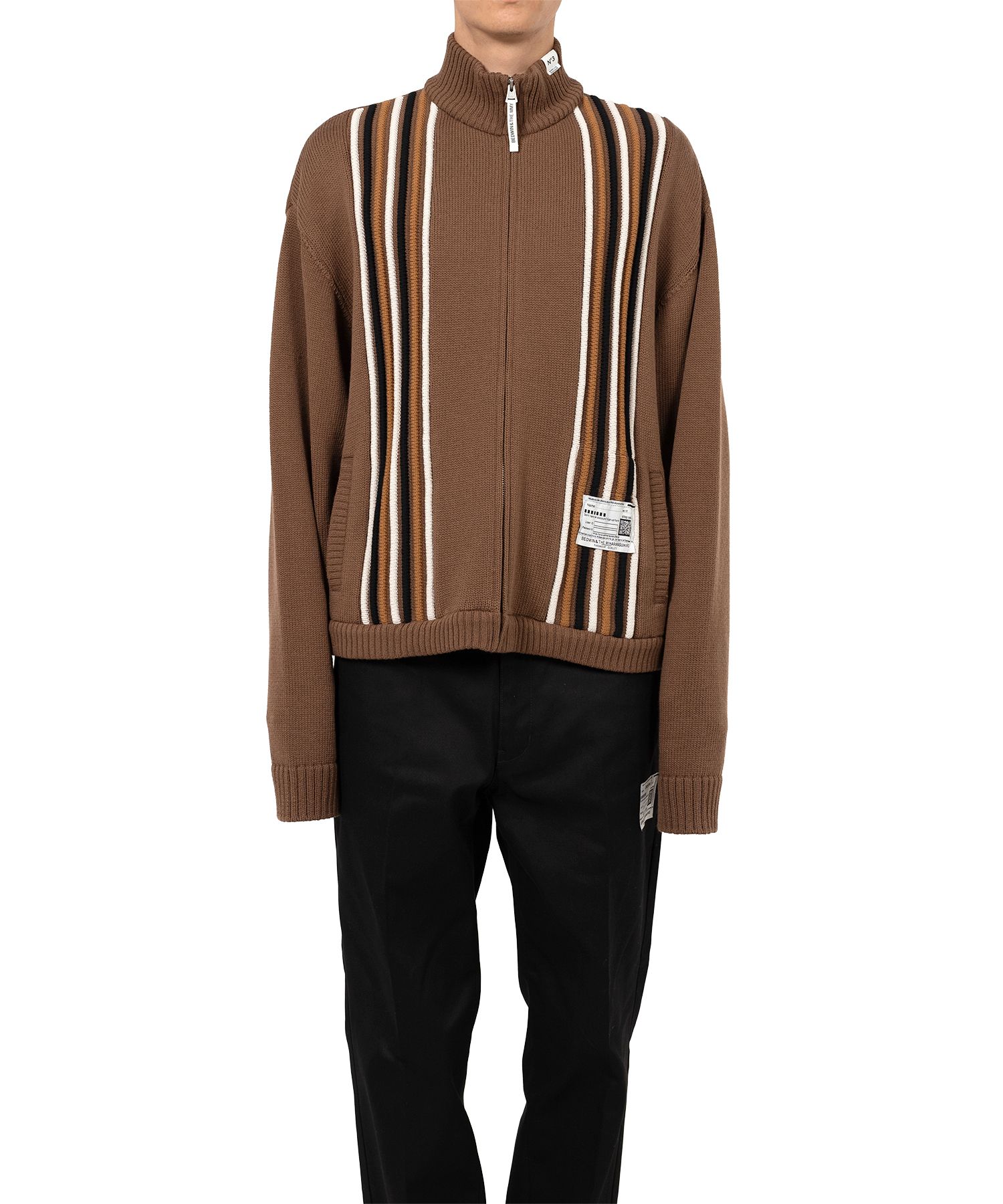 "BEDWIN & THE MMY” Zip Knit Cardigan