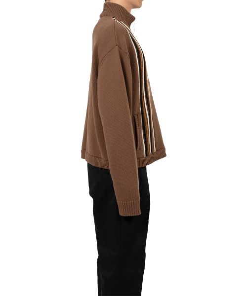 "BEDWIN & THE MMY” Zip Knit Cardigan