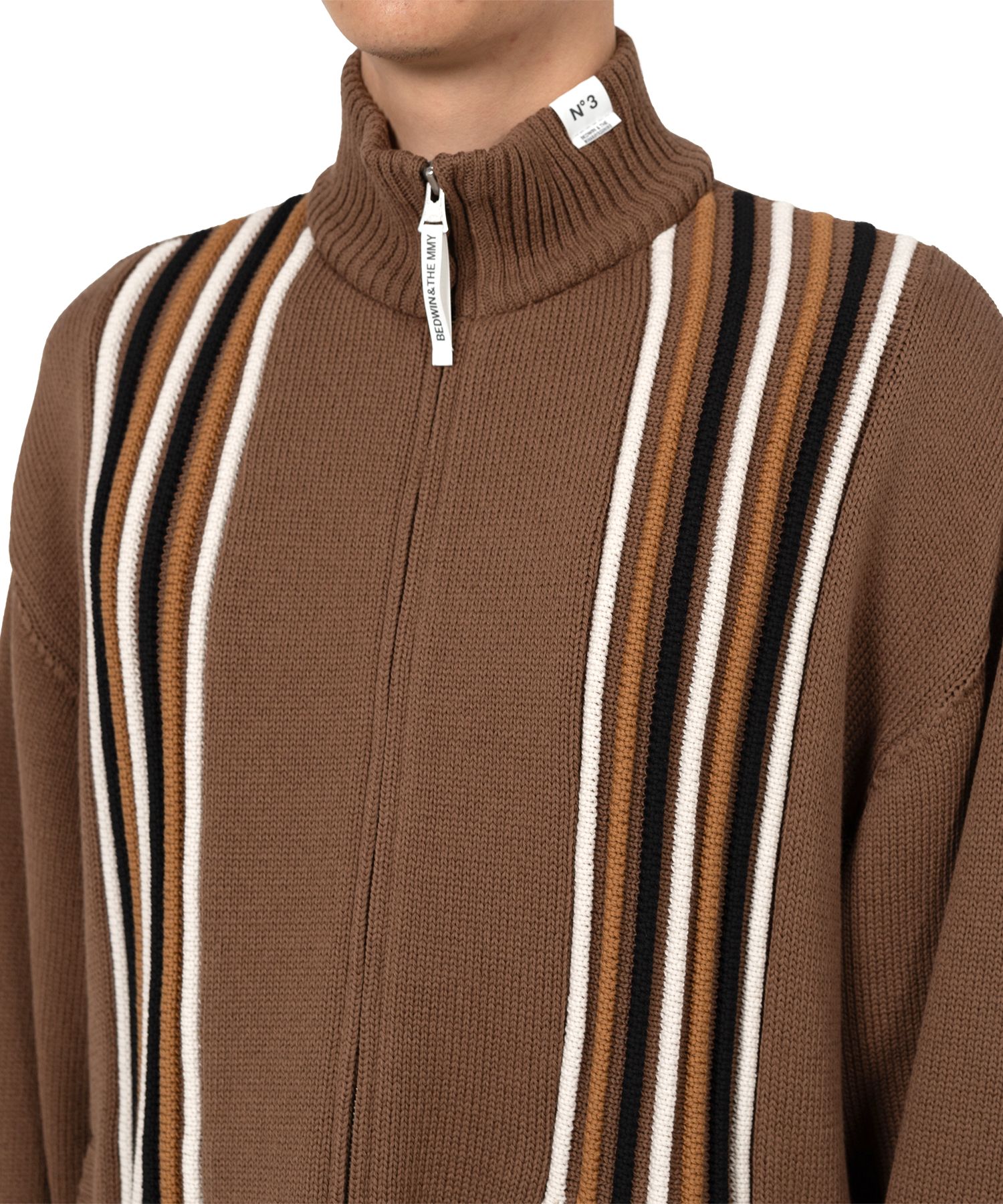 "BEDWIN & THE MMY” Zip Knit Cardigan