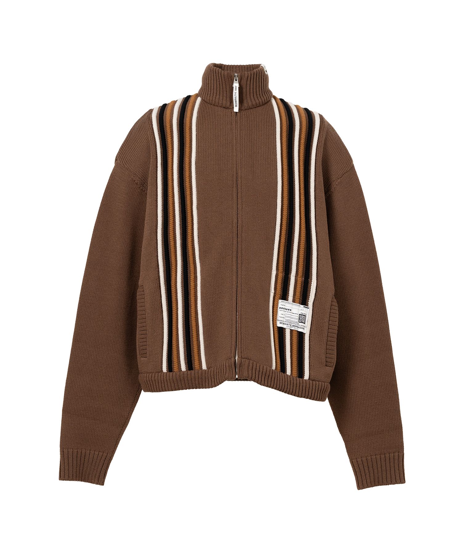 "BEDWIN & THE MMY” Zip Knit Cardigan