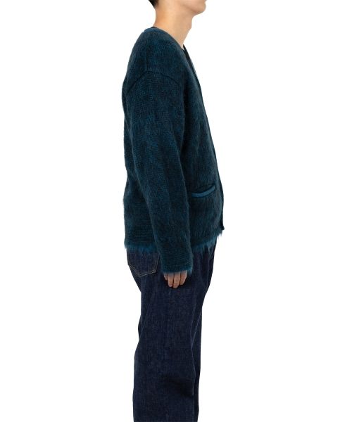 "MASSES x MMY" Mohair Knit Cardigan
