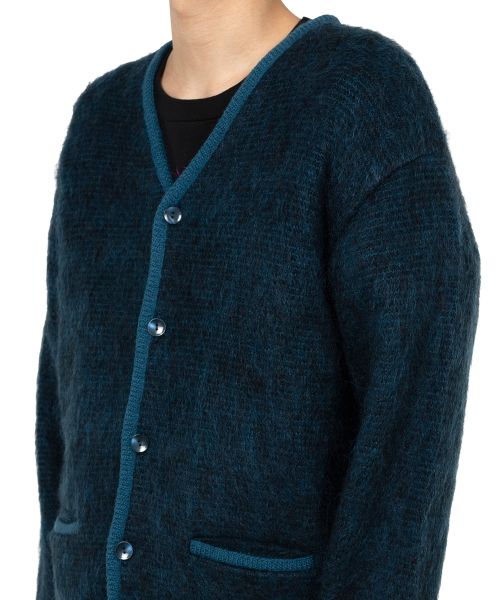 "MASSES x MMY" Mohair Knit Cardigan
