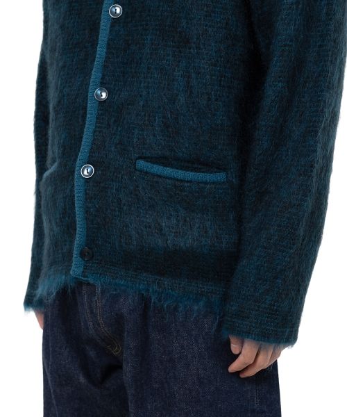 "MASSES x MMY" Mohair Knit Cardigan
