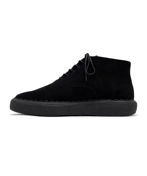 "N.HOOLYWOOD COMPILE x General Scale." Suede Lace-up Boots