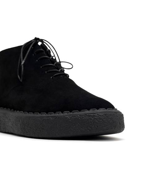 "N.HOOLYWOOD COMPILE x General Scale." Suede Lace-up Boots