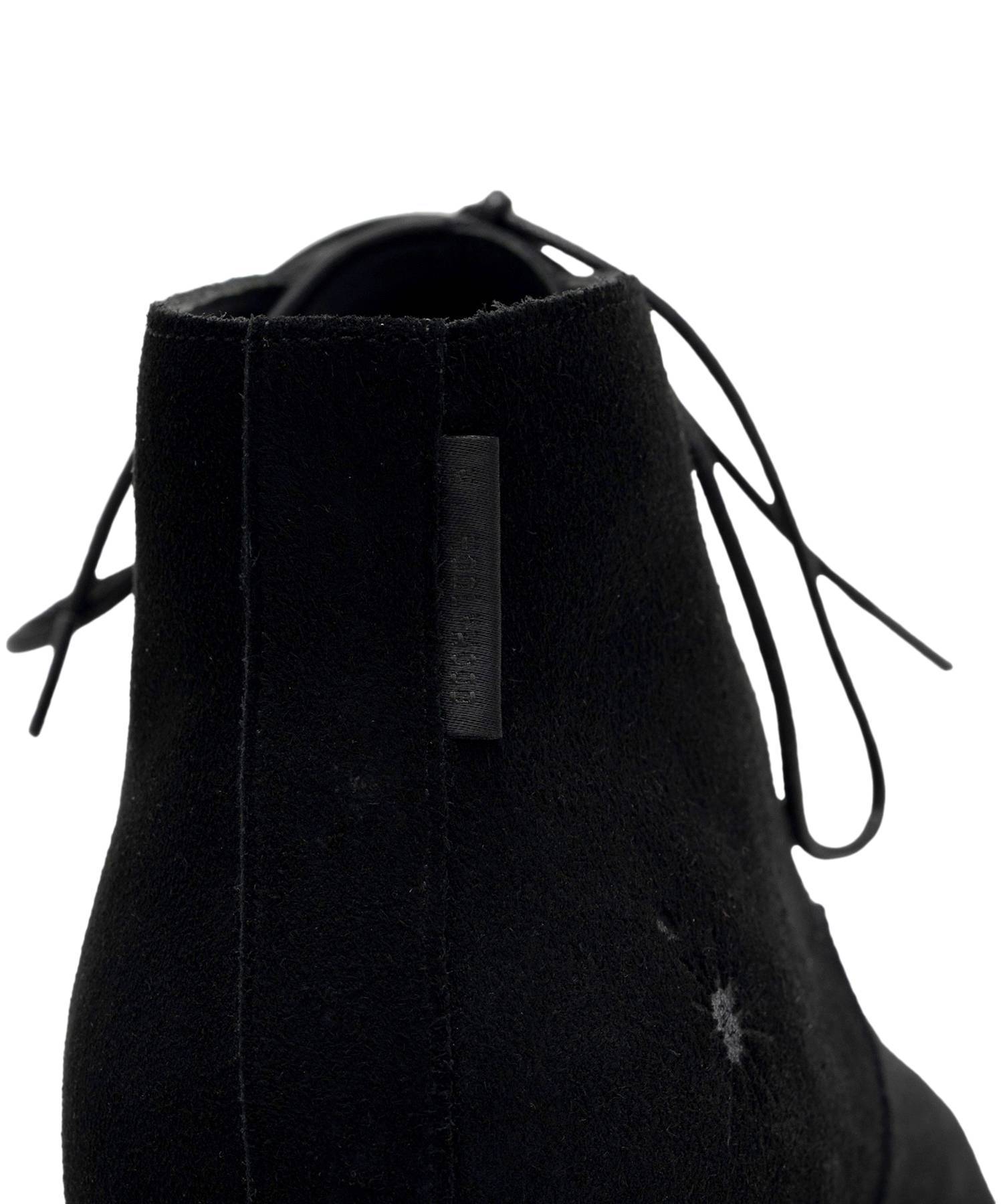 "N.HOOLYWOOD COMPILE x General Scale." Suede Lace-up Boots