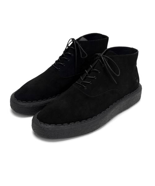 "N.HOOLYWOOD COMPILE x General Scale." Suede Lace-up Boots