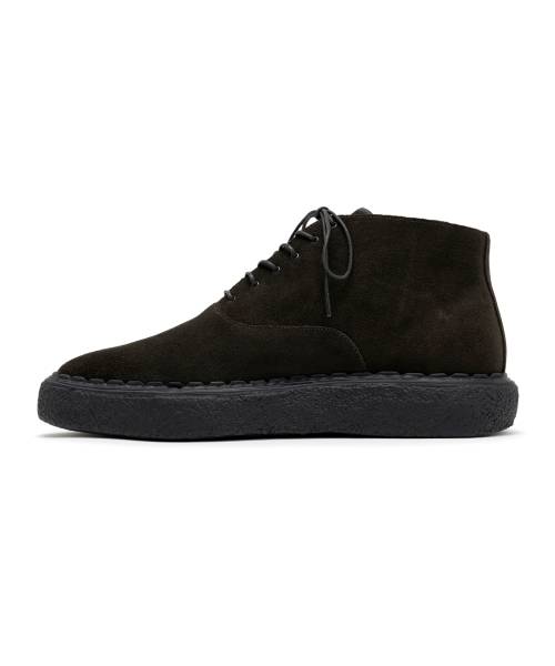 "N.HOOLYWOOD COMPILE x General Scale." Suede Lace-up Boots