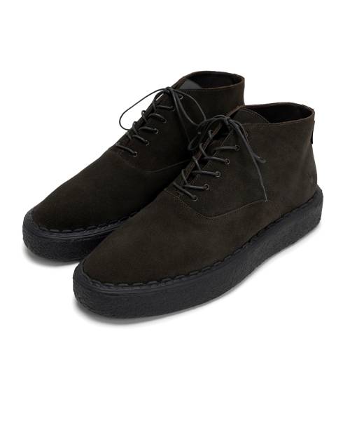 "N.HOOLYWOOD COMPILE x General Scale." Suede Lace-up Boots