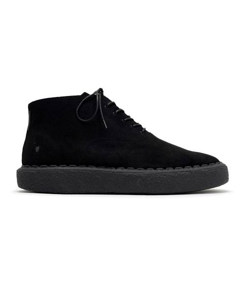 "N.HOOLYWOOD COMPILE x General Scale." Suede Lace-up Boots