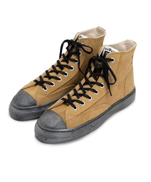 "MASSES x General Scale."PAST Sole Suede High-top Sneaker