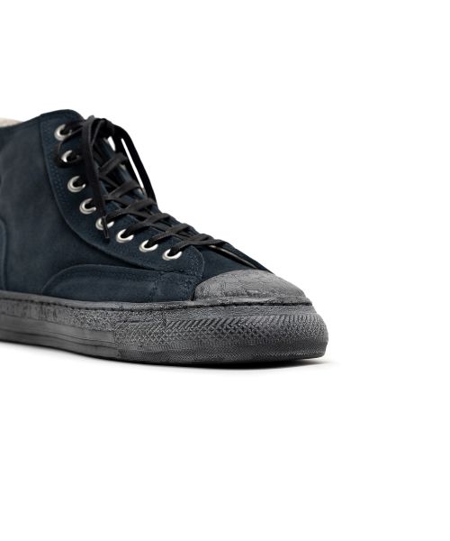 "MASSES x General Scale."PAST Sole Suede High-top Sneaker