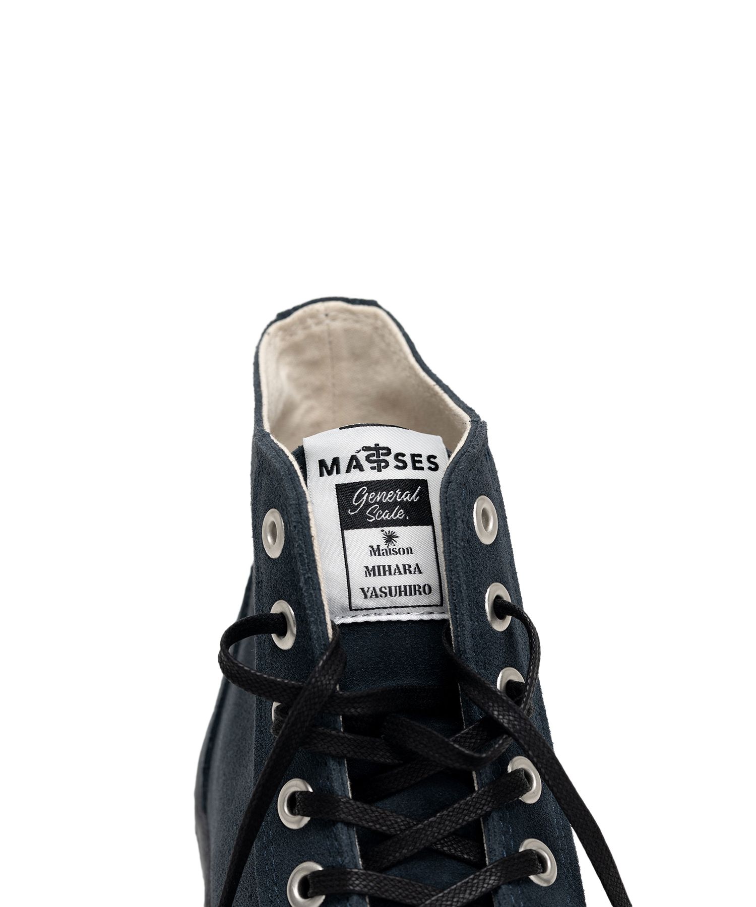 "MASSES x General Scale."PAST Sole Suede High-top Sneaker