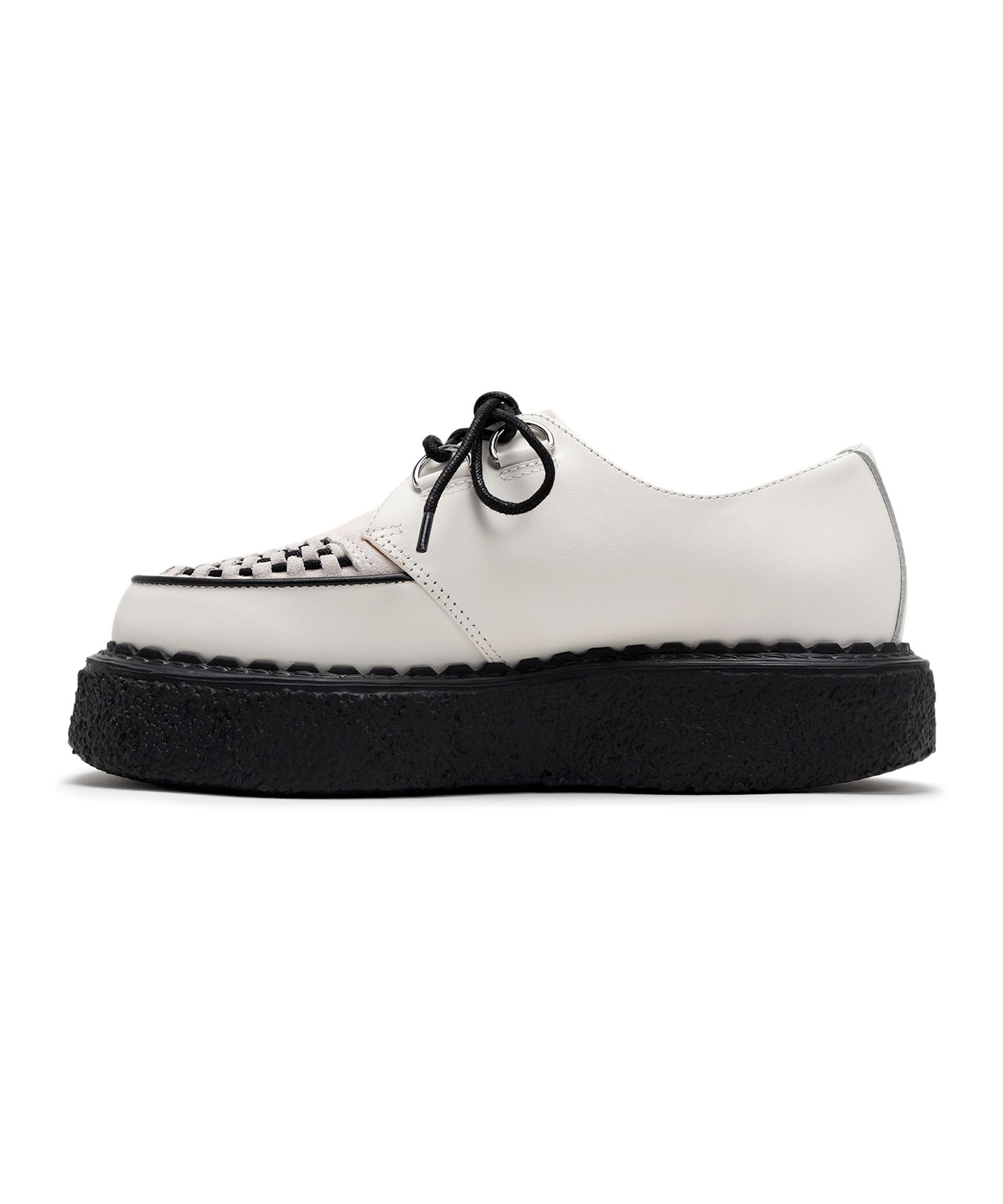 BEDWIN & THE MMY General Scale. "DAVID" Leather Inter Lace Shoes