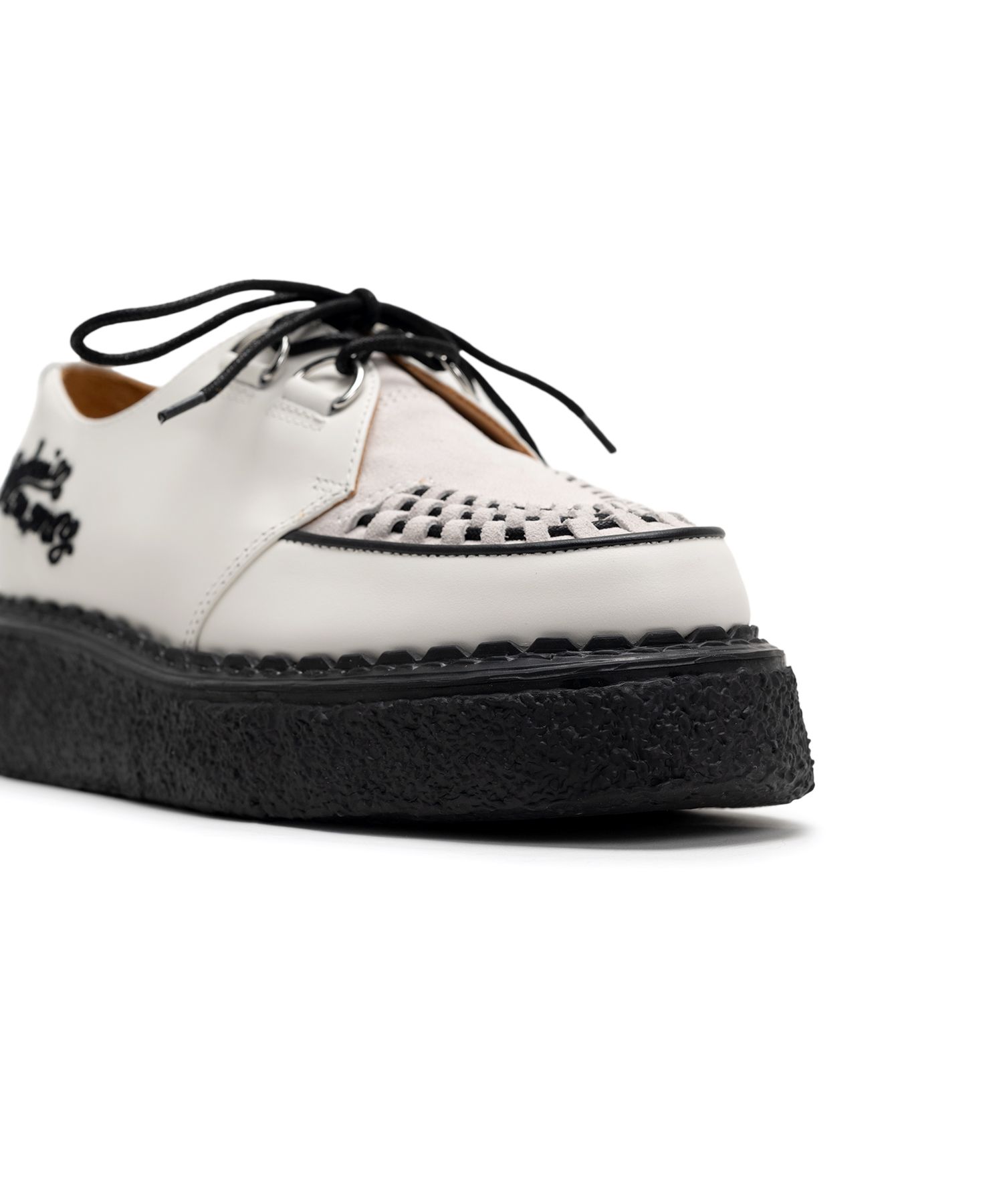 BEDWIN & THE MMY General Scale. "DAVID" Leather Inter Lace Shoes