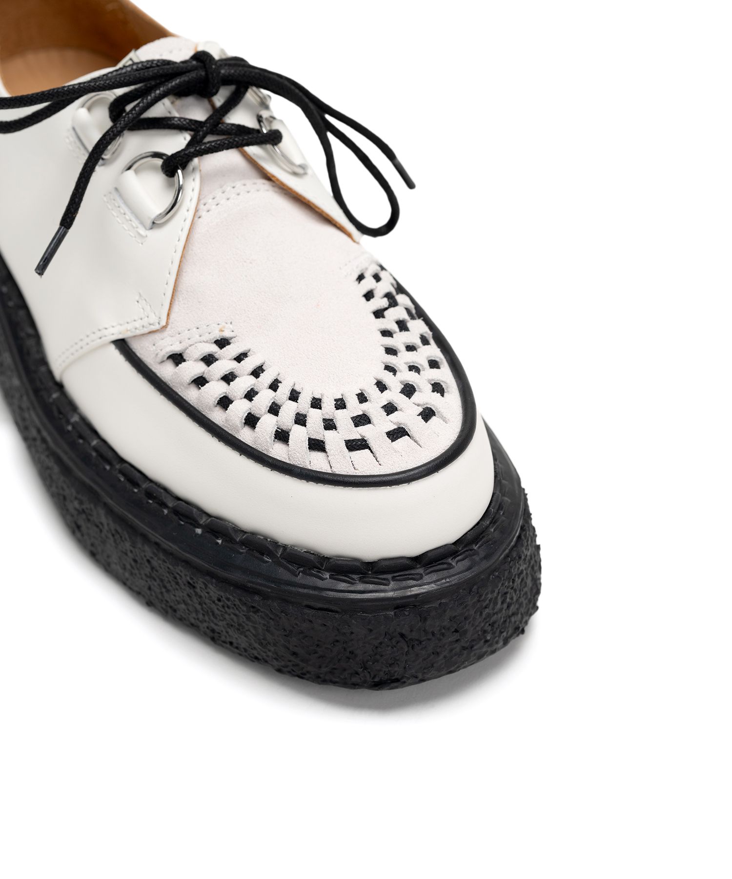 BEDWIN & THE MMY General Scale. "DAVID" Leather Inter Lace Shoes