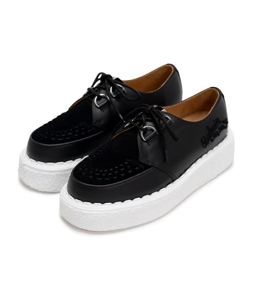 BEDWIN & THE MMY General Scale. "DAVID" Leather Inter Lace Shoes