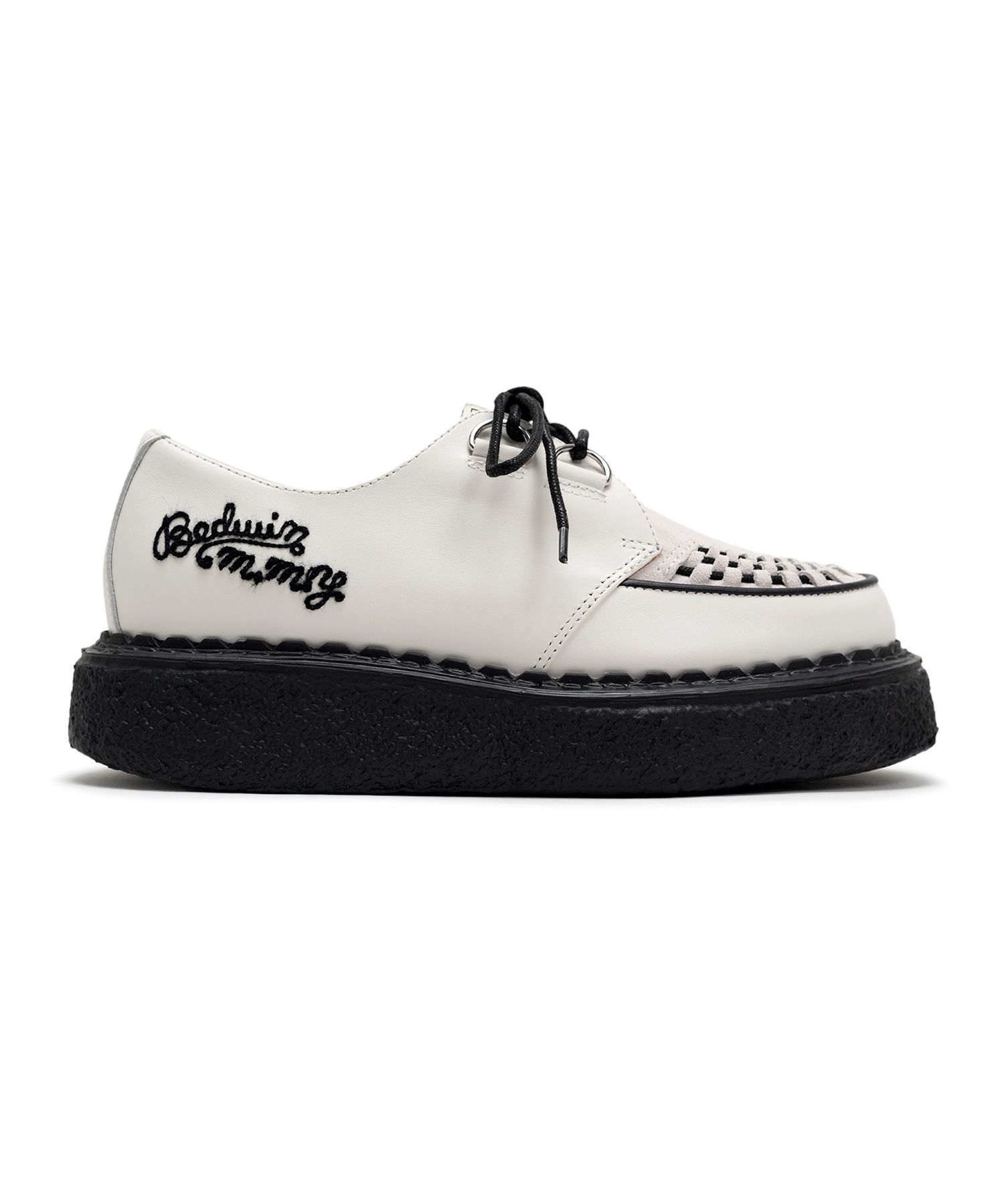 BEDWIN & THE MMY General Scale. "DAVID" Leather Inter Lace Shoes