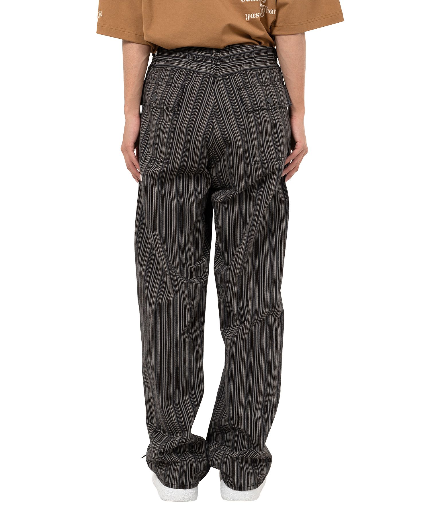 "BEDWIN & THE MMY” Stripe Bush Pants