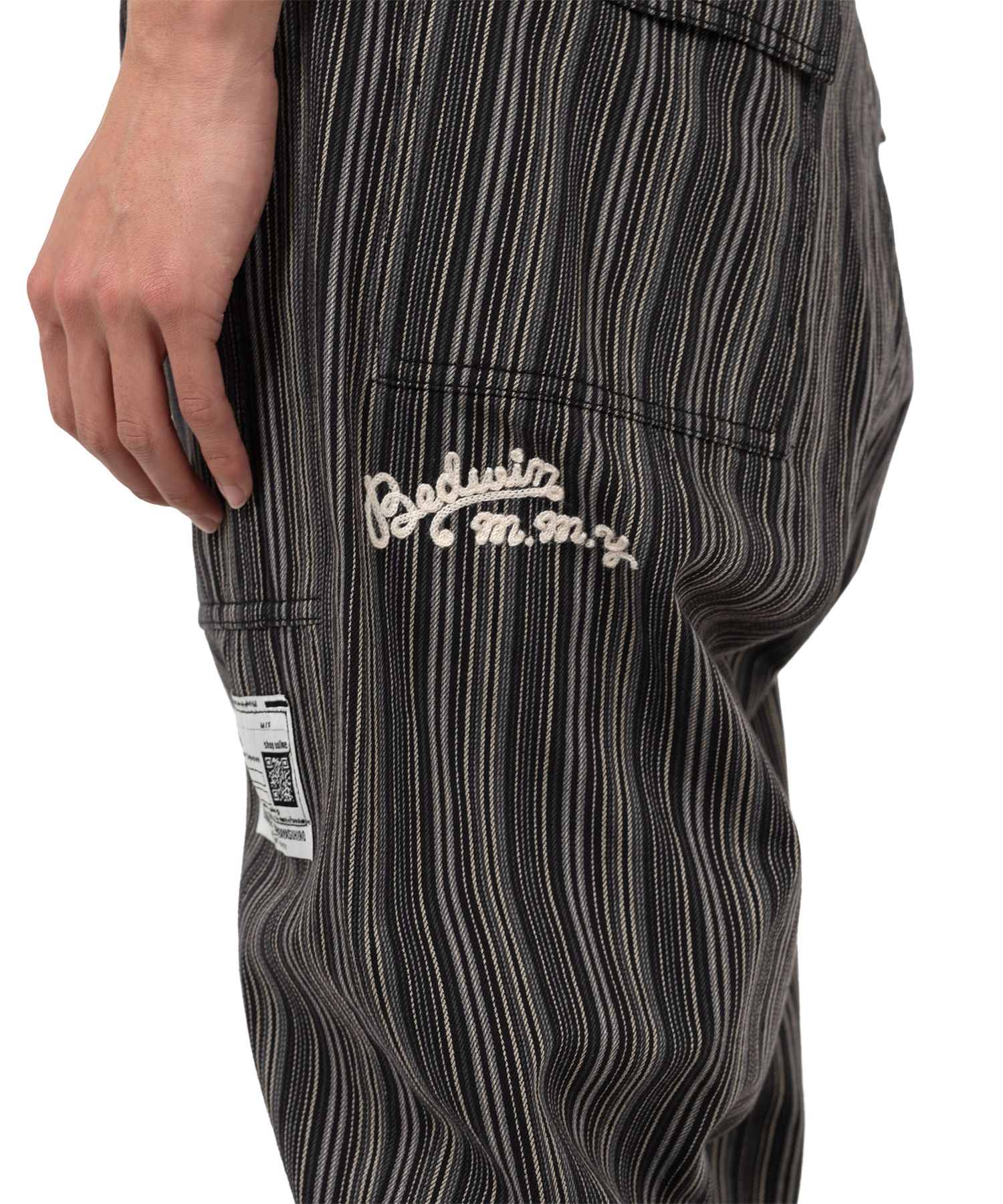 "BEDWIN & THE MMY” Stripe Bush Pants
