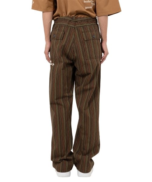 "BEDWIN & THE MMY” Stripe Bush Pants