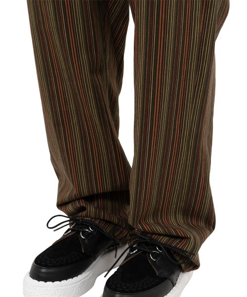 "BEDWIN & THE MMY” Stripe Bush Pants