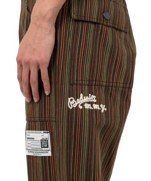"BEDWIN & THE MMY” Stripe Bush Pants