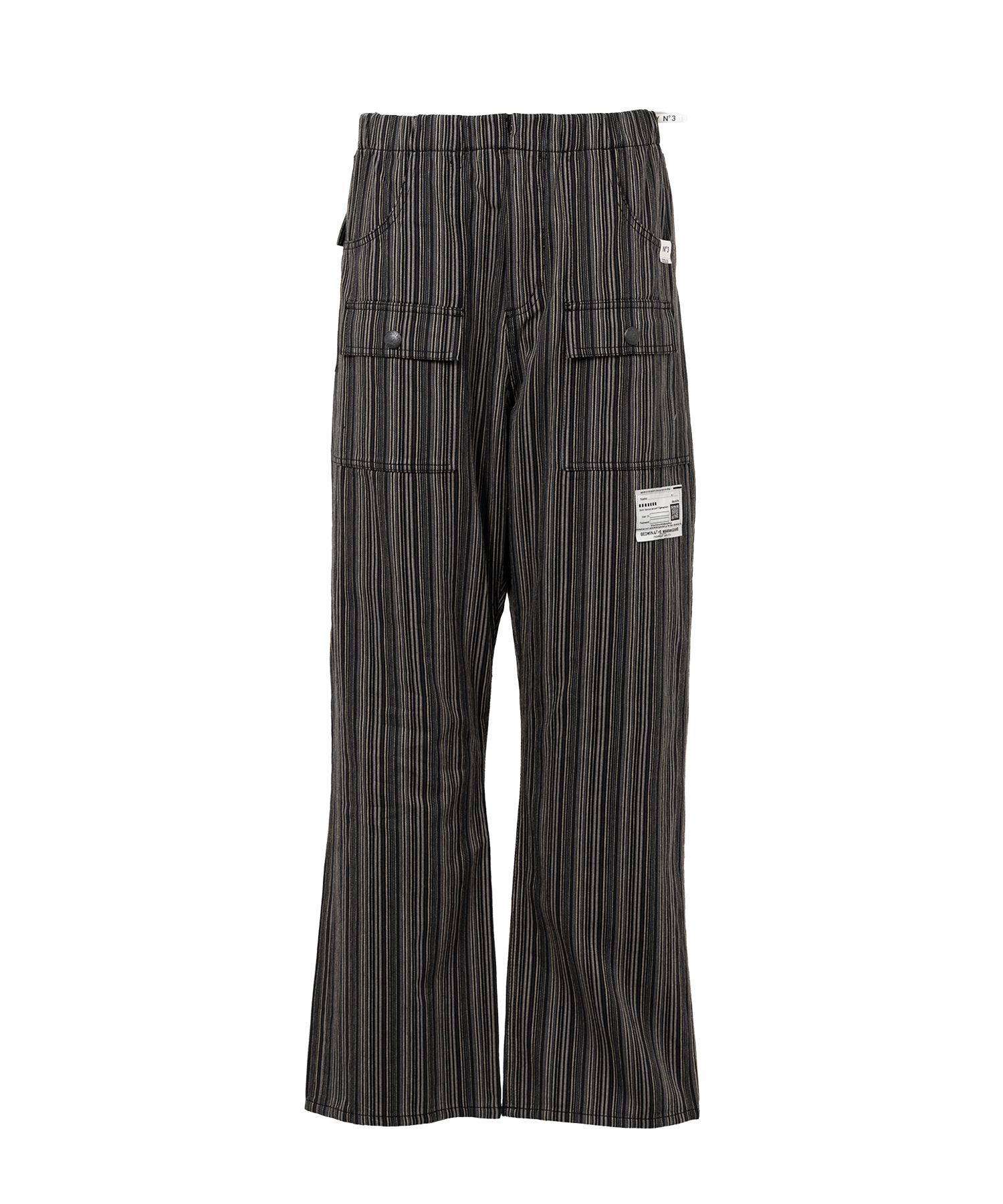 "BEDWIN & THE MMY” Stripe Bush Pants