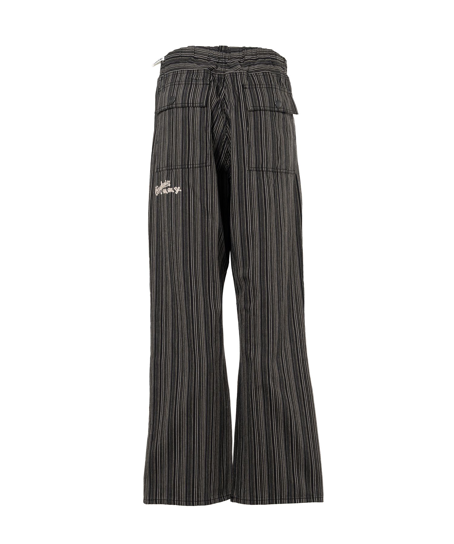 "BEDWIN & THE MMY” Stripe Bush Pants